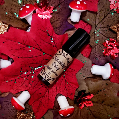 Nutcracker Creep Original Perfumed Oil - Festive Winter Cosy Spicy Roll On Fragrance - Roasted Chestnut, Seasonal Spices & Cedar Woodsy Gourmand Vegan Oil Blend