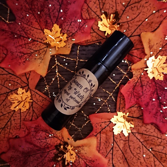 Season Of The Witch Original Perfumed Oil - Bewitching Star Anise, Jasmine & Patchouli Roll On Fragrance - Floral, Spicy & Smoky Vegan Oil Blend