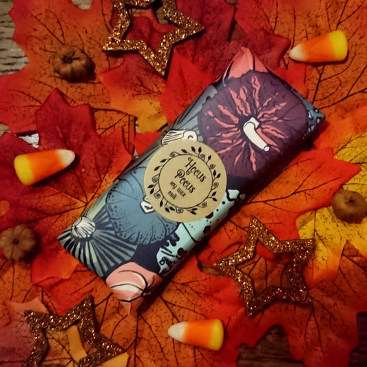 Hocus Pocus Wax Melt Bar - Pumpkin, Coconut, Maple, Spices & Mysterious Woods Fragranced 5 Segment Wax Melts - Vegan Autumn Halloween Samhain Soy Melt Snap Bar